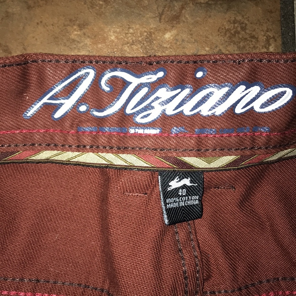 Men’s A. Tiziano Camo Jeans - Picture 10 of 10